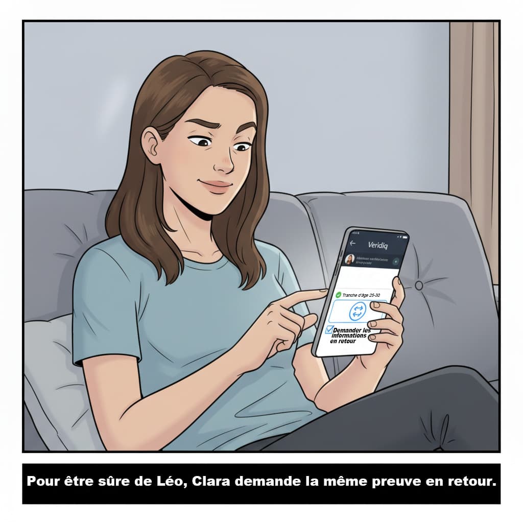 Étape 3: Consultation des informations vérifiées.